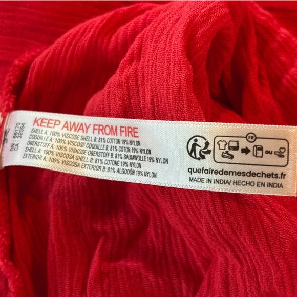 Nwt Free People Lost In Sunset Maxi Dress Red Heart Eyes - Picture 6 of 6